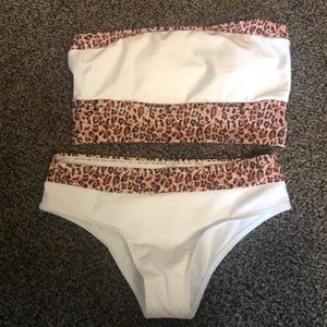 cheetah print bathing suit